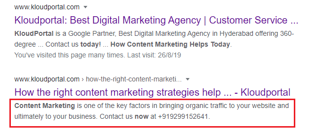 Meta Description Meta Description