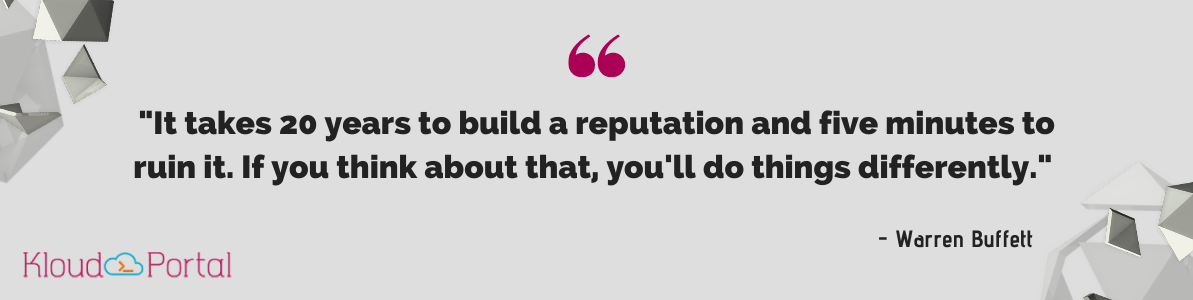 Business Reputation quote
