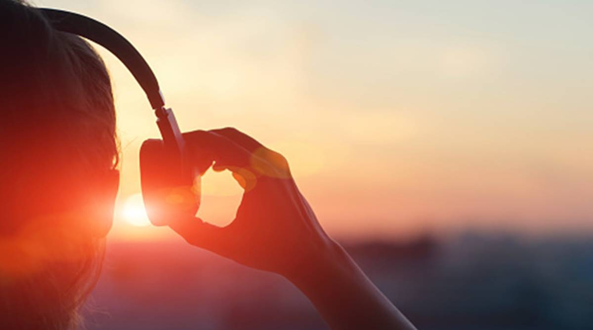 Listening music