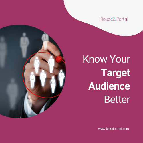 Marketing strategies should address the target audience 